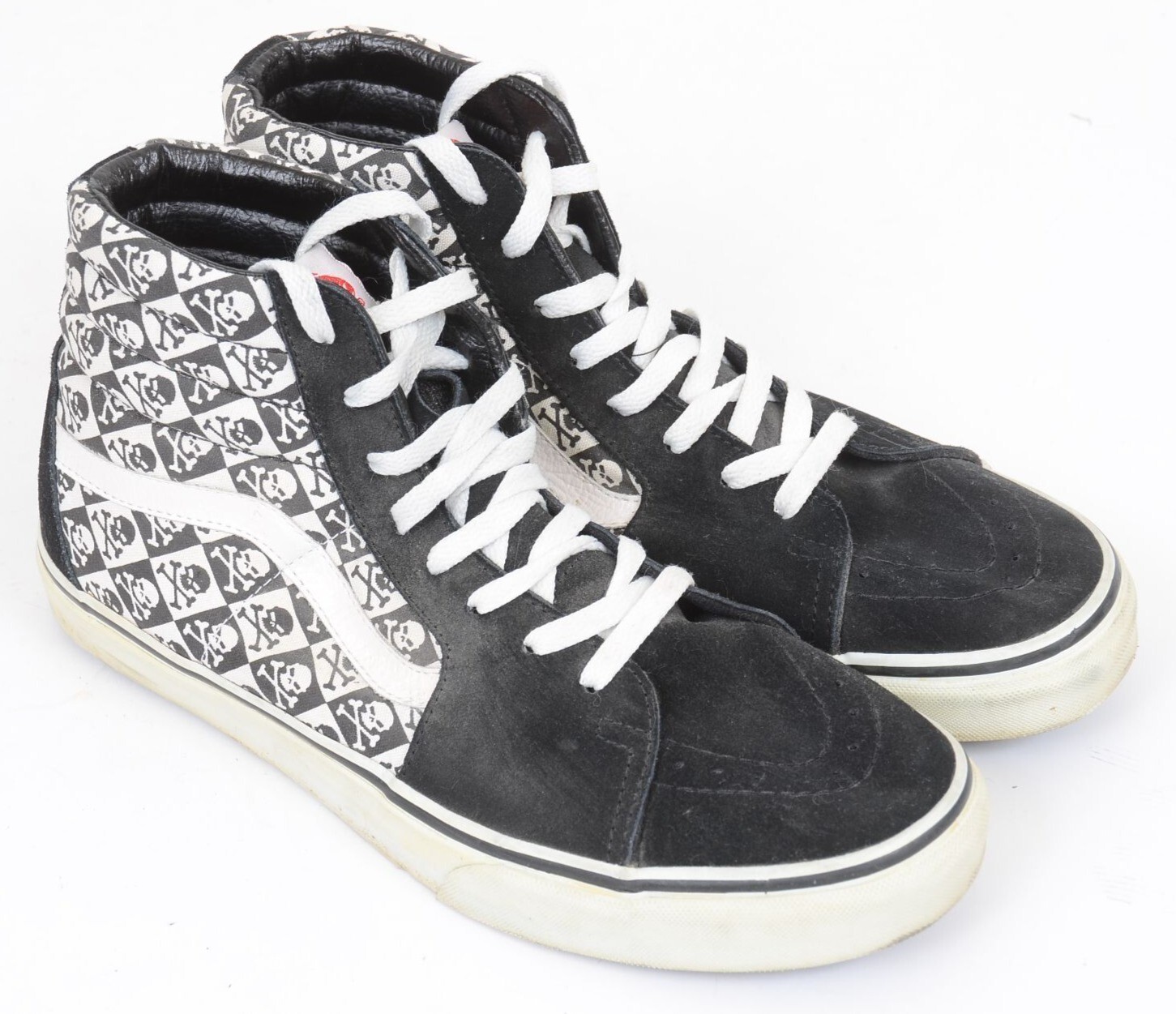 『HAMI VEN BLACK×SILVER』 Vans Sk8-Hi Forgotten Bones Men's 8.5 Women's 10 Black and