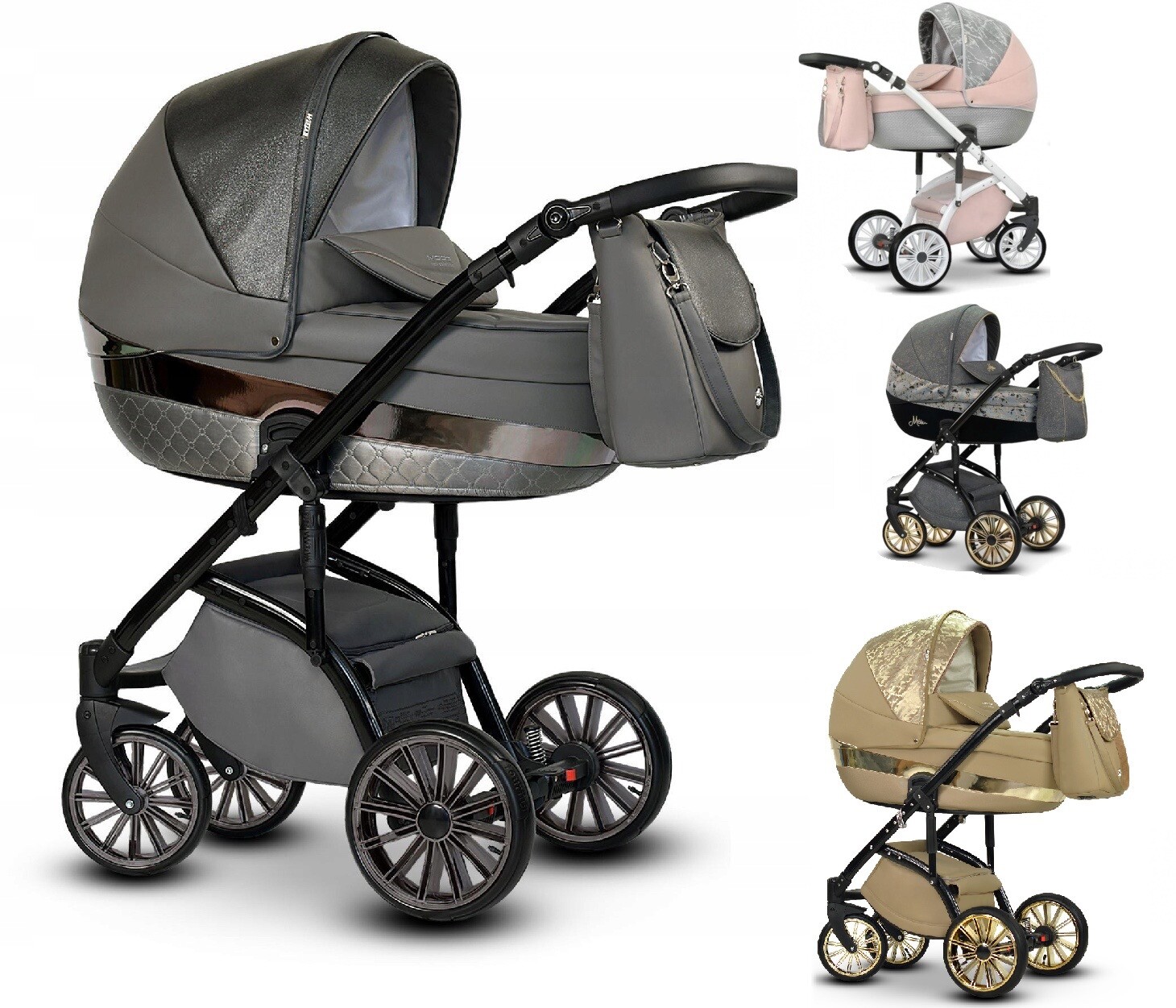 combiné poussette landau siège auto