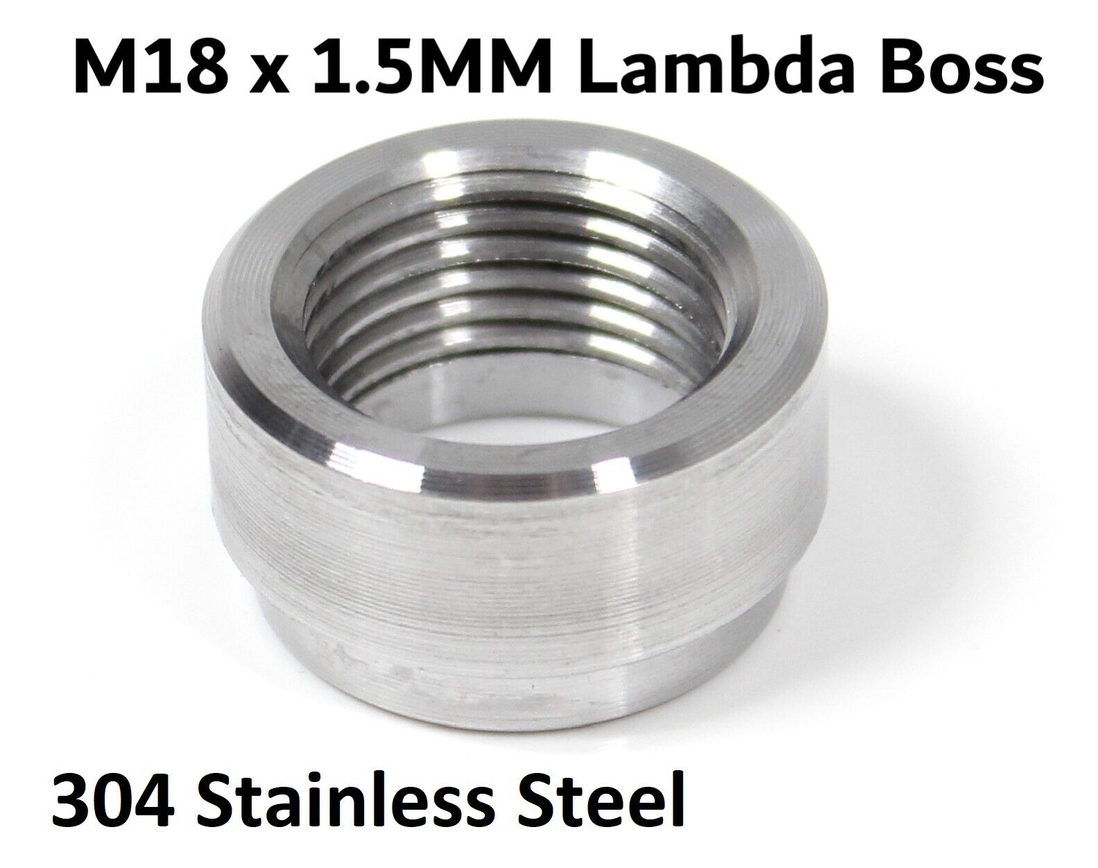 (2) 18MM M18 x1.5 O2 OXYGEN SENSOR BOSS BUNG WELD ON EXHAUST FITTINGS & PLUGS (2) 18MM M18 x1.5 O2 OXYGEN SENSOR BOSS BUNG WELD ON EXHAUST FITTINGS & PLUGS