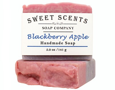 Blackberry Apple Soap - Handmade, Cold Process, Scented Soap