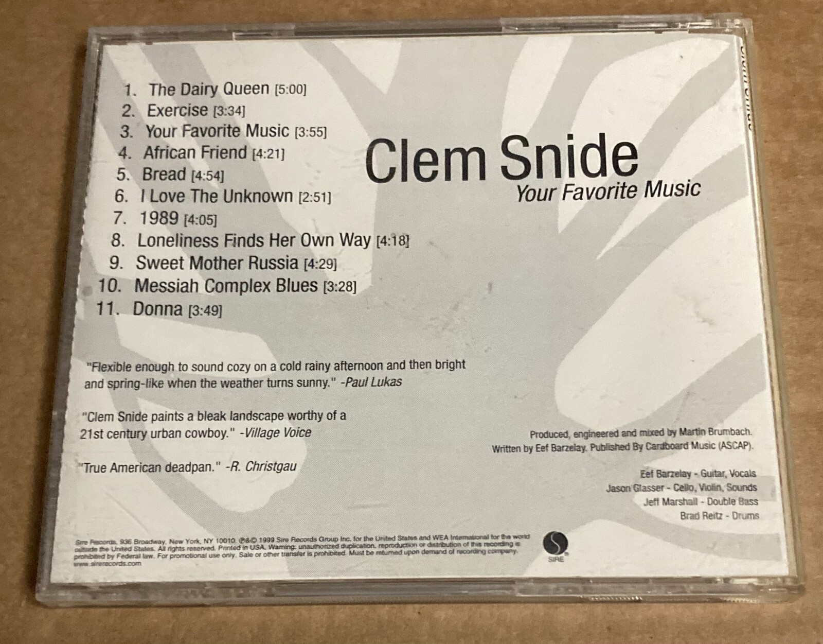 中古】 Your Favorite Music / Clem Snide