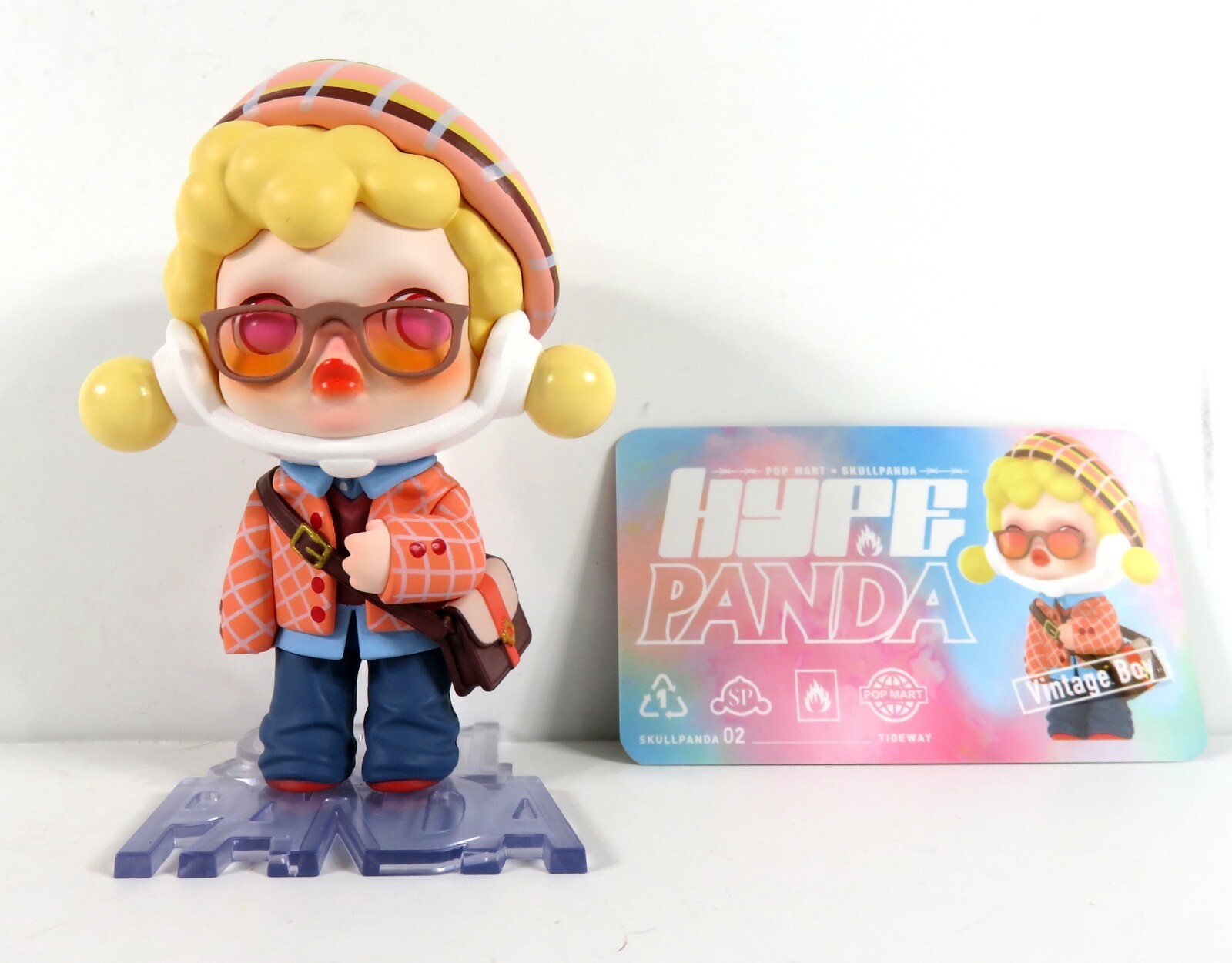 Pop Mart Skull Panda Hype Panda Series Vintage Boy Figure