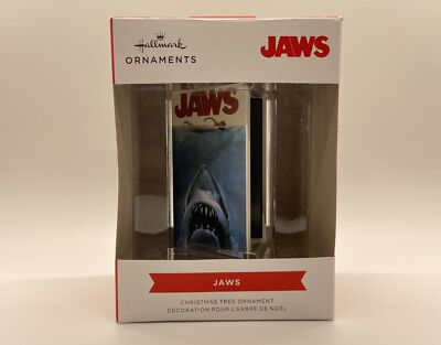 HALLMARK JAWS VHS ORNAMENT RETRO HORROR CHRISTMAS 2021