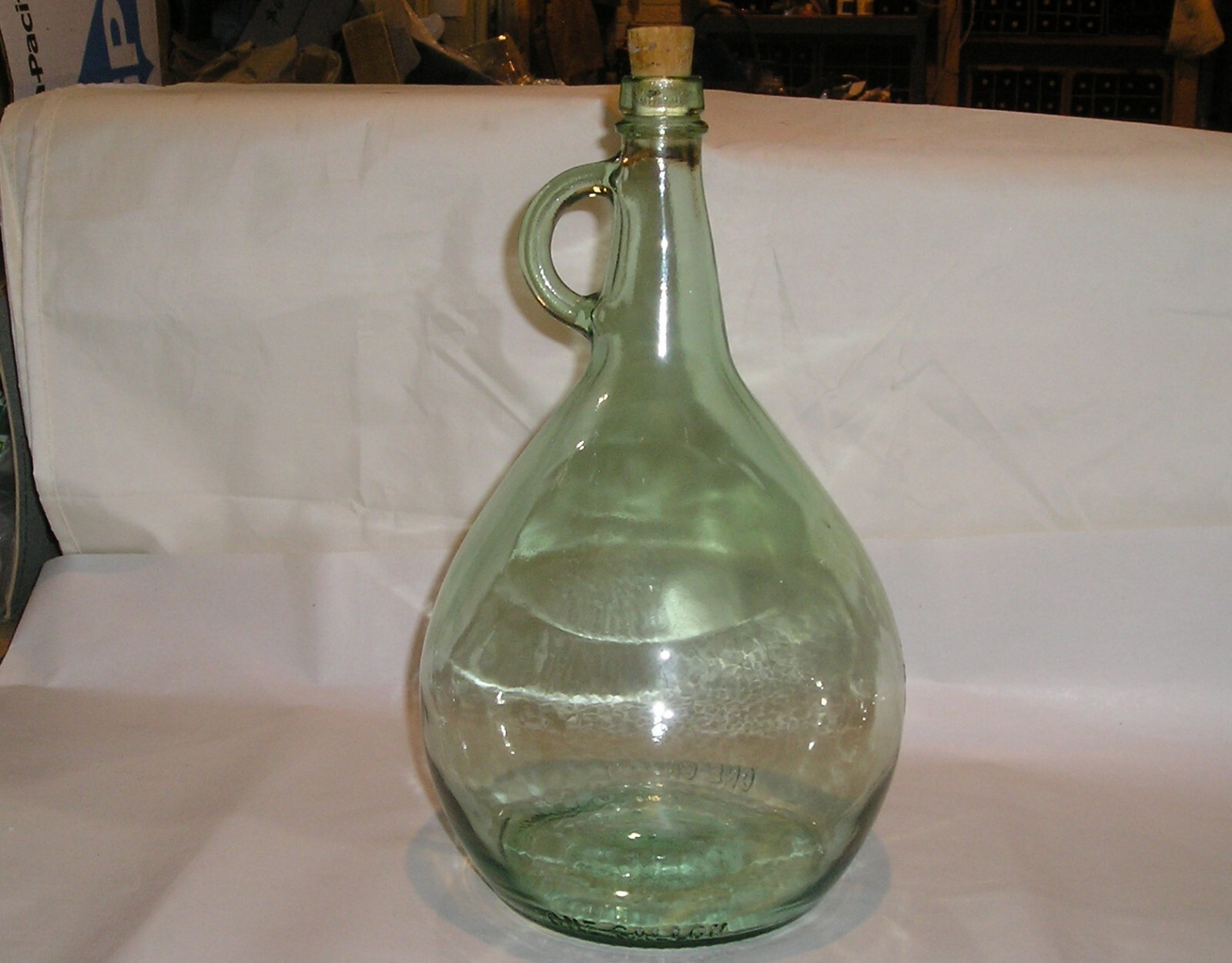Vintage Almaden Vineyards Green Glass One Gallon Wine Bottle Vintage Almaden Vineyards Green Glass One Gallon Wine Bottle