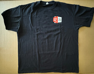 U2 3D A Live Concert Film T-shirt U2.com exclusive Size 2XL