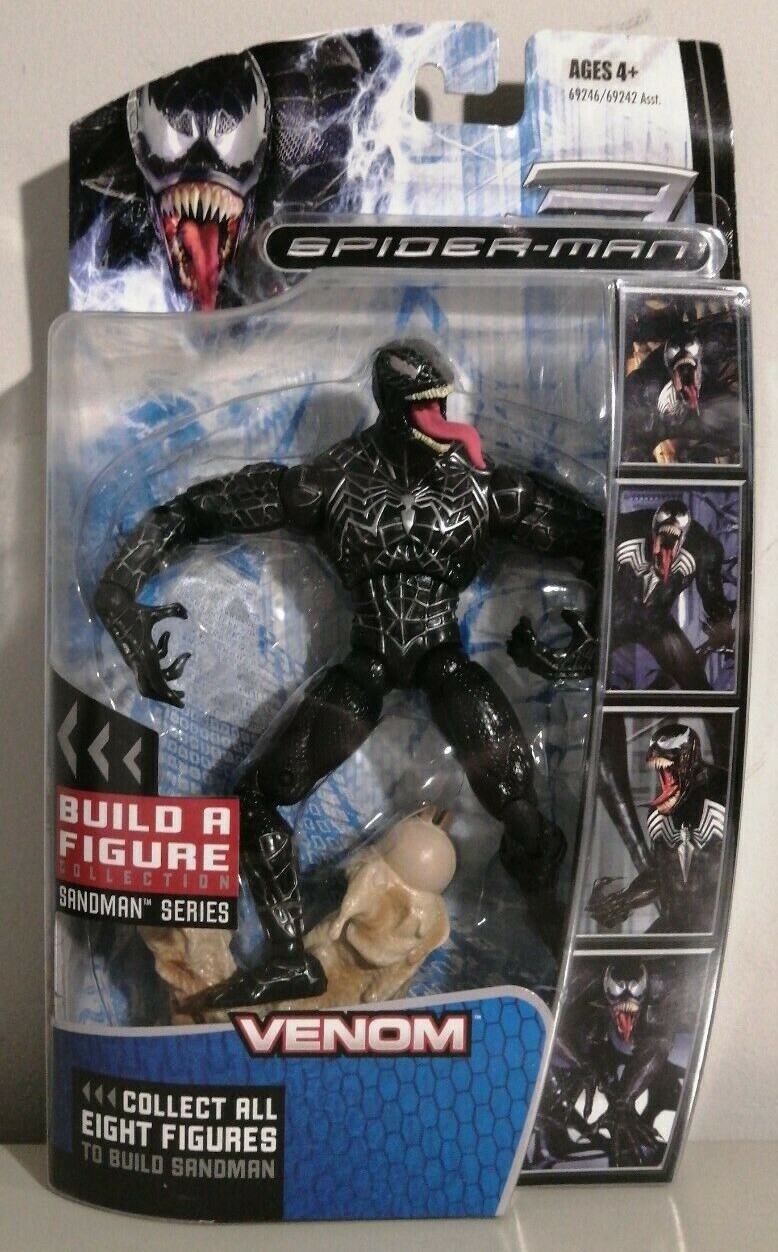 Marvel Legends SpiderMan 3 VENOM Brand New Sandman BAF