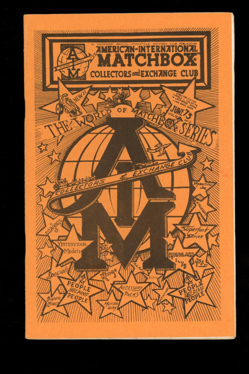 June 1973 American- International Matchbox Collectors and June 1973 American- International Matchbox Collectors and