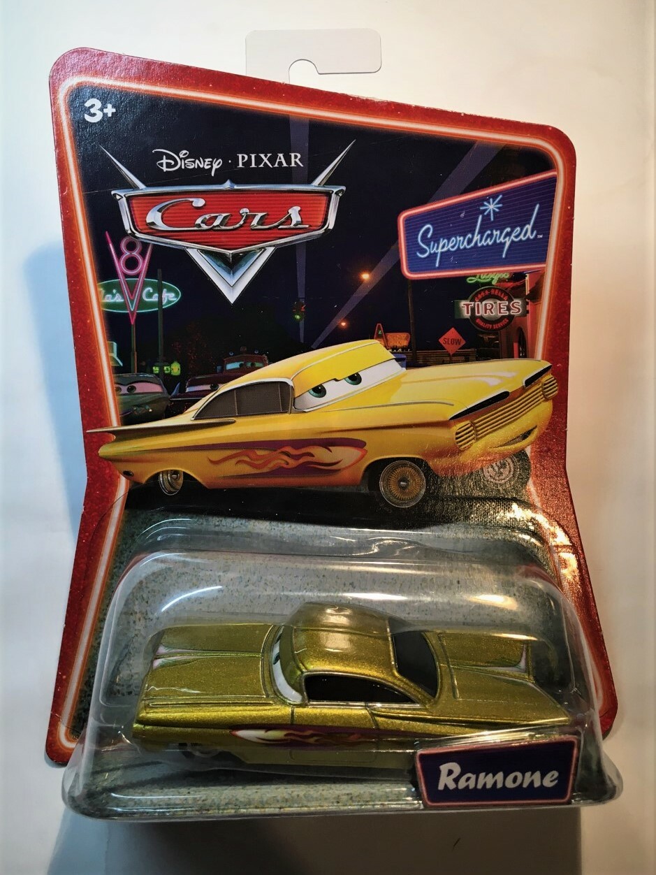Disney Pixar CARS Supercharged Ramone Yellow W/ Flames | eBay