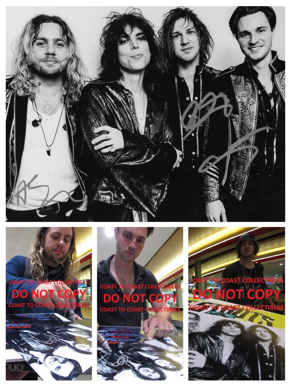 The Struts Band Signed 8x10 Photo Proof COA Autographed Davies,Slack,Elliott star The Struts Band Signed 8x10 Photo Proof COA Autographed Davies,Slack,Elliott star