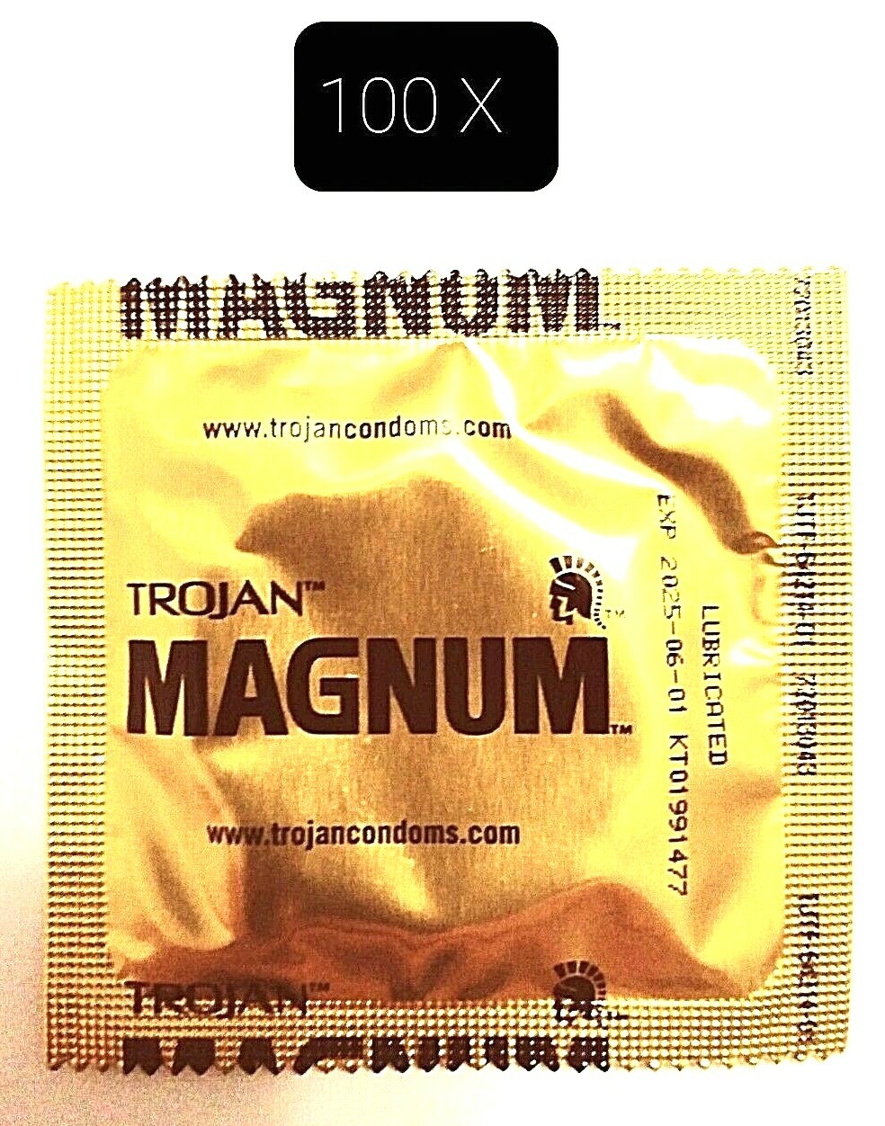 Купить Презервативы 100 x Trojan Magnum Condoms, (exp: 2025) в интернет ...