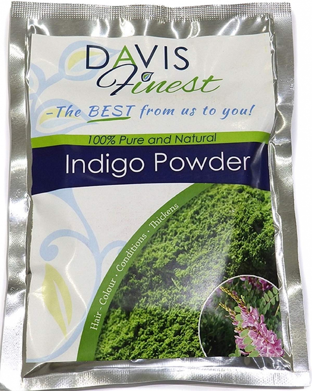 Davis Finest Indigo Powder Hair Dye Black Henna Ebay