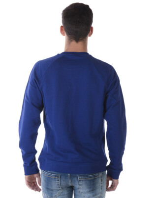 Pre-owned Versace Collection Sweatshirt Man Blue V800687ssvj00358 V7023 Sz.m Make Offer