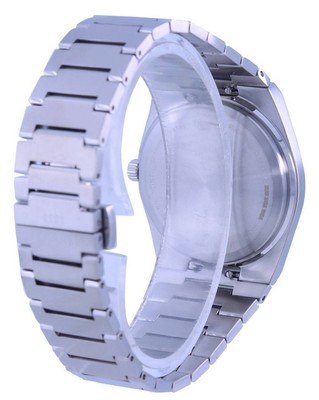 Pre-owned Tissot T-classic Prx Swiss Made Black Dial Quartz T1374101105100 100m Mens Watch
