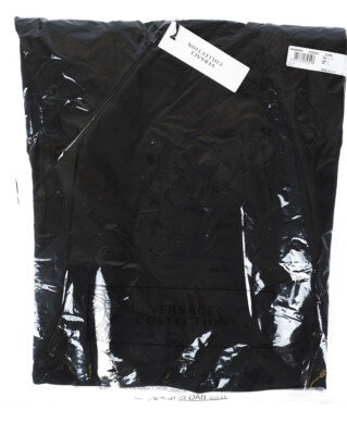 Pre-owned Versace Collection Sweatshirt Man Black V800687ssvj00358 V1008 Sz.s Make Offer