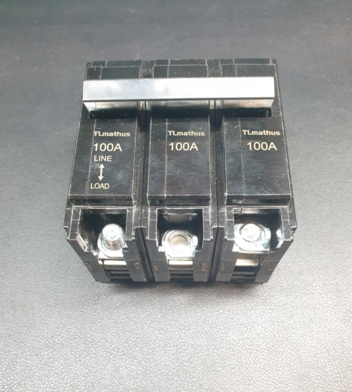 Q3100 100-Amp Three Pole Type QP Circuit Breaker Plug-in Compatible