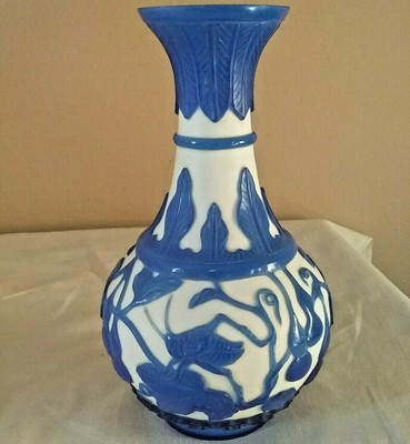 Handmade Pottery Blue Vase #9