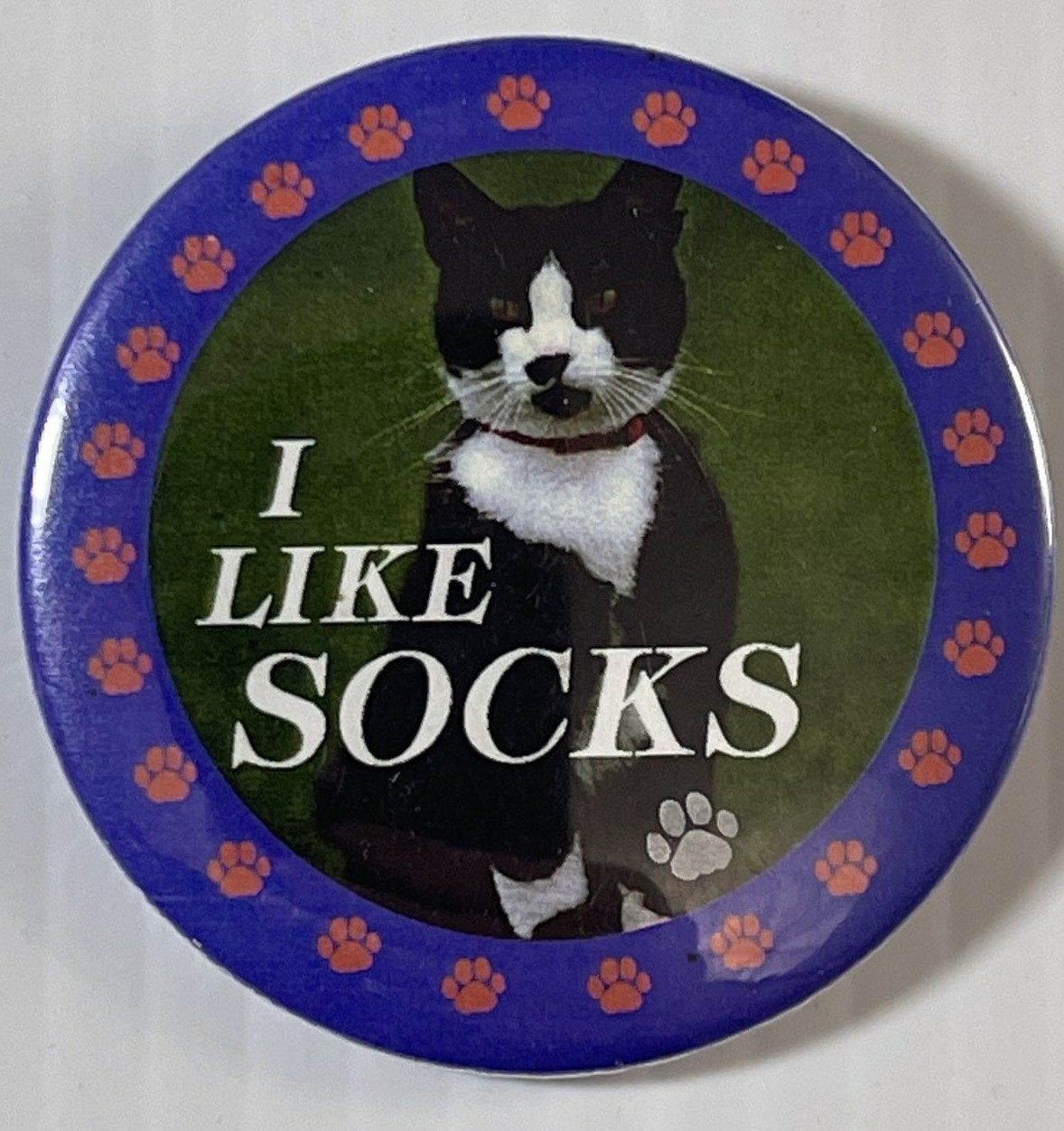 Bill Clinton First Cat Pin Pinback ‘96