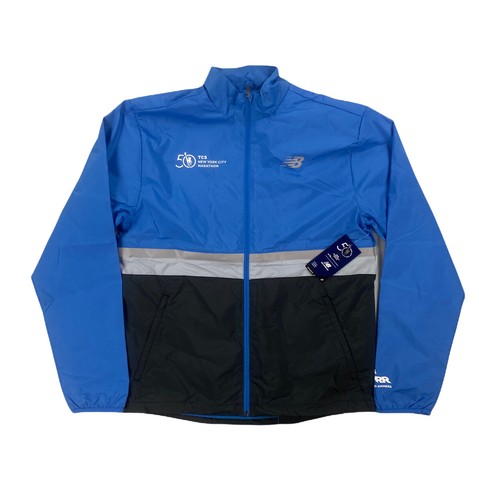 

НОВИНКА Мужская ветровка New Balance 2021 NYC New York Marathon Blue Black, Синий