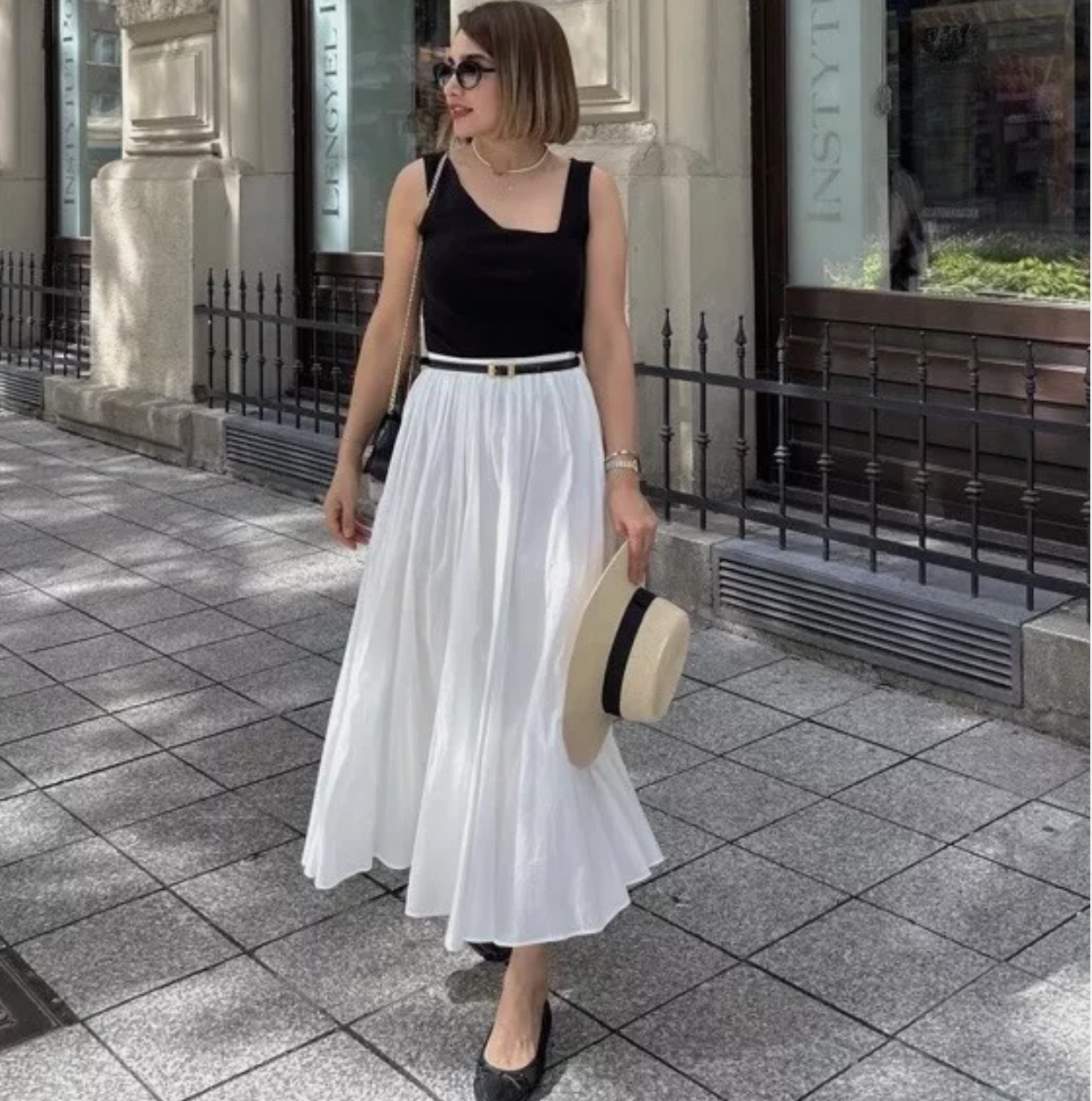 ZARA NWT WOMAN SS24 ZW COLLECTION MIDI SWING SKIRT WHITE M ZARA NWT WOMAN SS24 ZW COLLECTION MIDI SWING SKIRT WHITE M