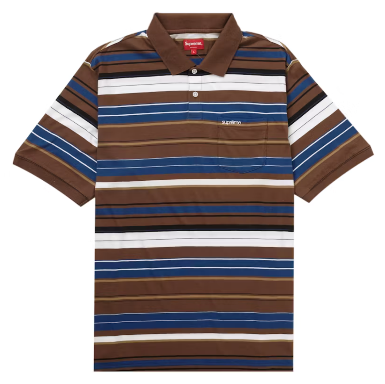Supreme Multi Stripe Polo 23ss ポロシャツ　半袖 Stripe Velour Polo | Supreme 21ss