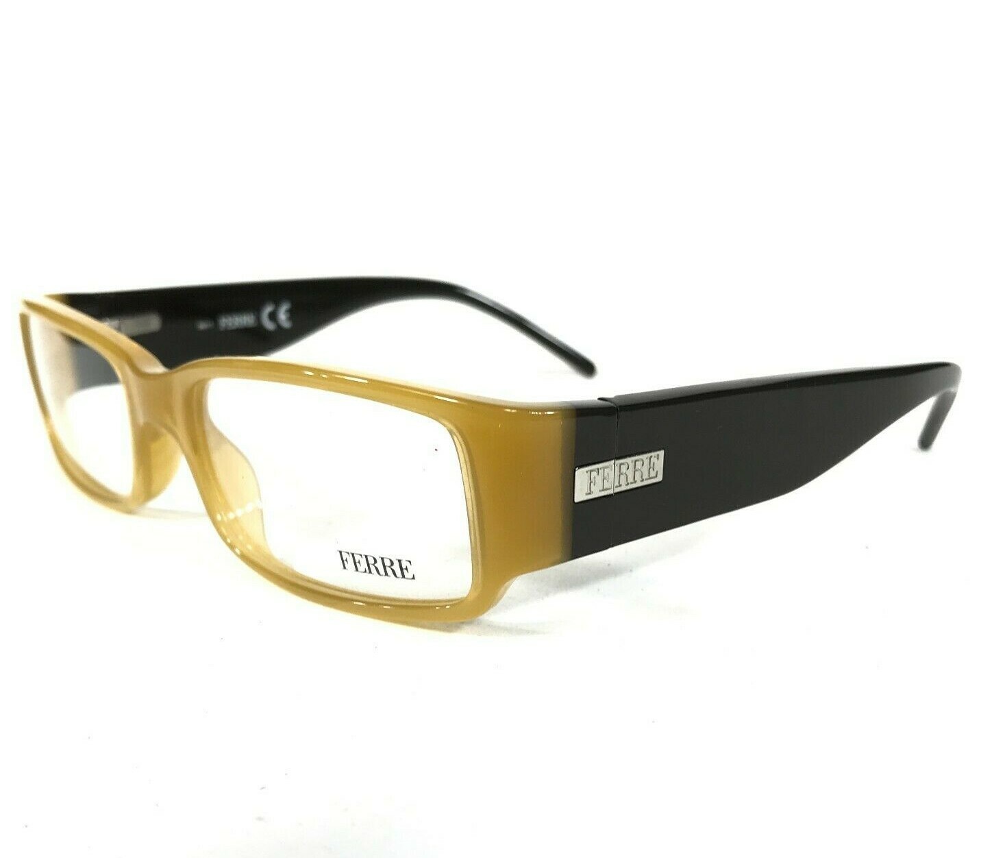 貴重！レア！ FERRE　眼鏡　サングラス GF FERRE Eyeglasses Frames GF23302 Mustard Brown Black