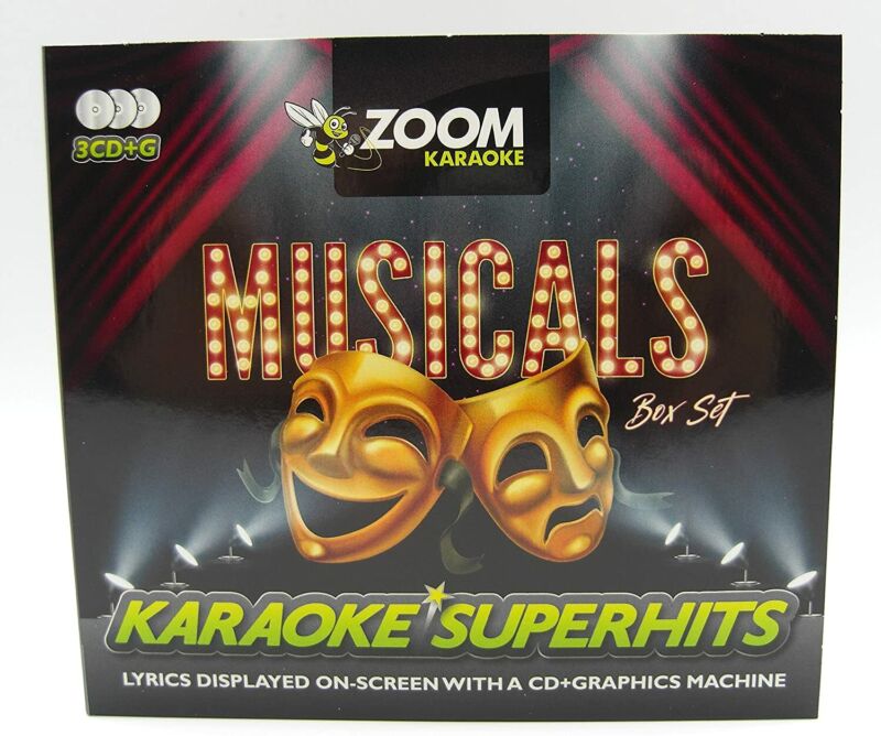 Zoom Karaoke Cd+G - Musicals Superhits - Triple Cd+G Karaoke Pack