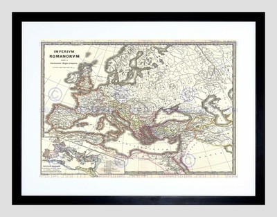 86315 1865 SPRUNER MAP THE ROMAN EMPIRE CONSTANTINE Wall Print Poster CA