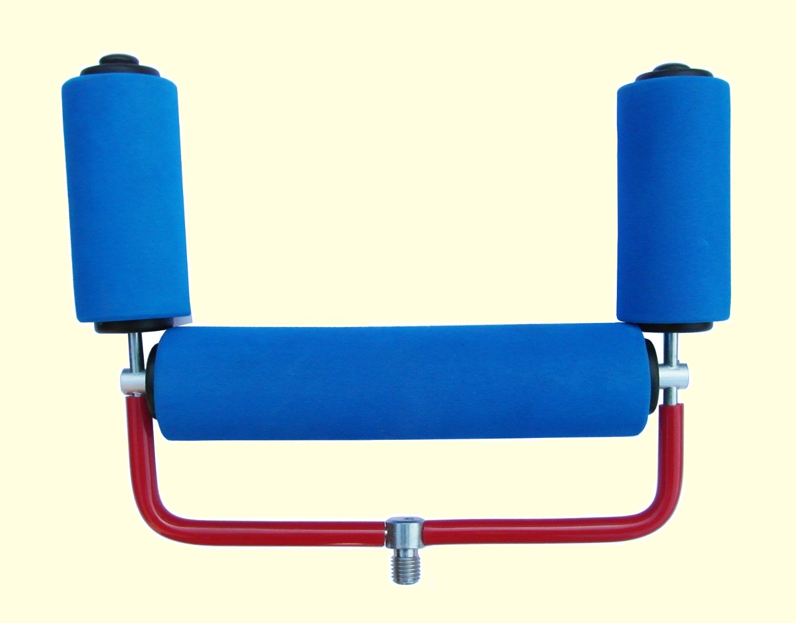 Twin Upright Padded Pole Fishing Match Roller 8 Inch Will fit Bankstick