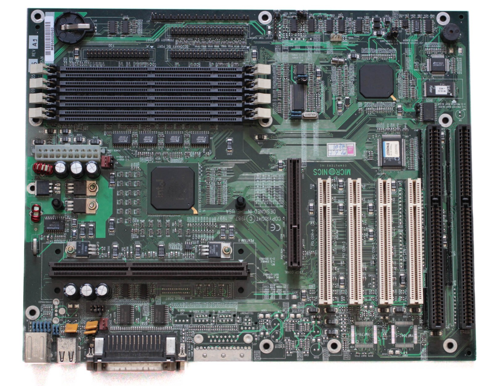 Slot 1 motherboard - MICRONICS TIGERCAT 09-00305-04 - Intel
