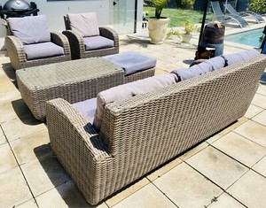 wicker lounge duty heavy outdoor furniture australia