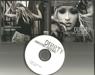 CHRISTINA AGUILERA w/ REDMAN Dirrty / Make over 2TRX LIMITED USA CD Single Dirty