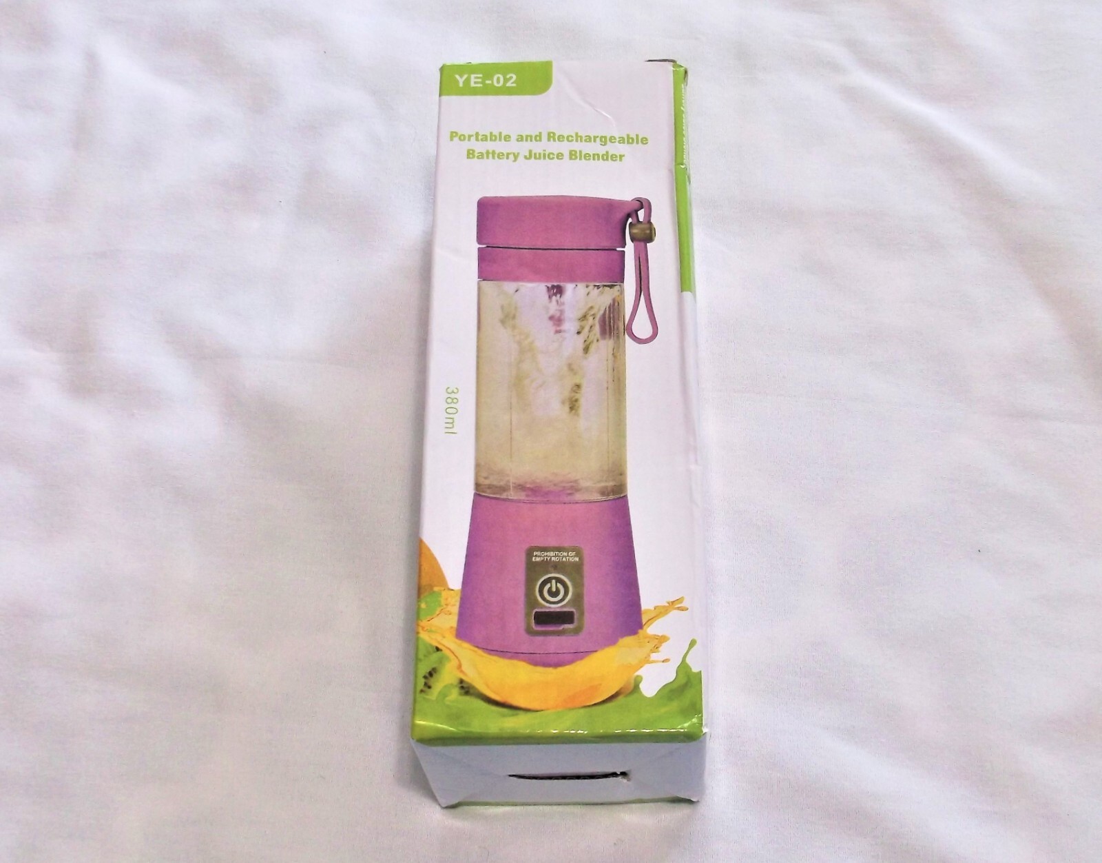 Portable Rechargeable Battery Juice Blender New 380ml Home W