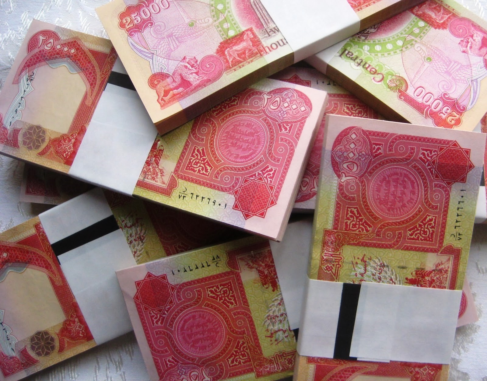 1,000,000 IRAQI DINAR (40) 25,000 NOTES GODD CONDITION!! AUTHENTIC! IQD!