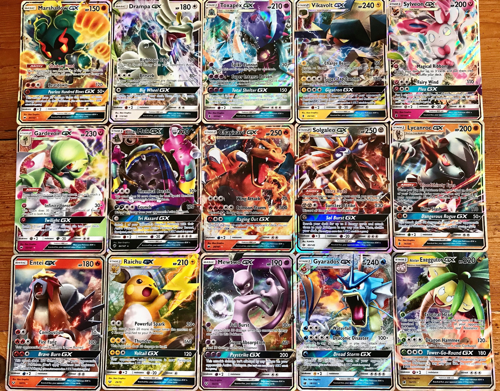 30 Pokemon Cards 1x Gx Or Ex Or Break Or Mega Ultra