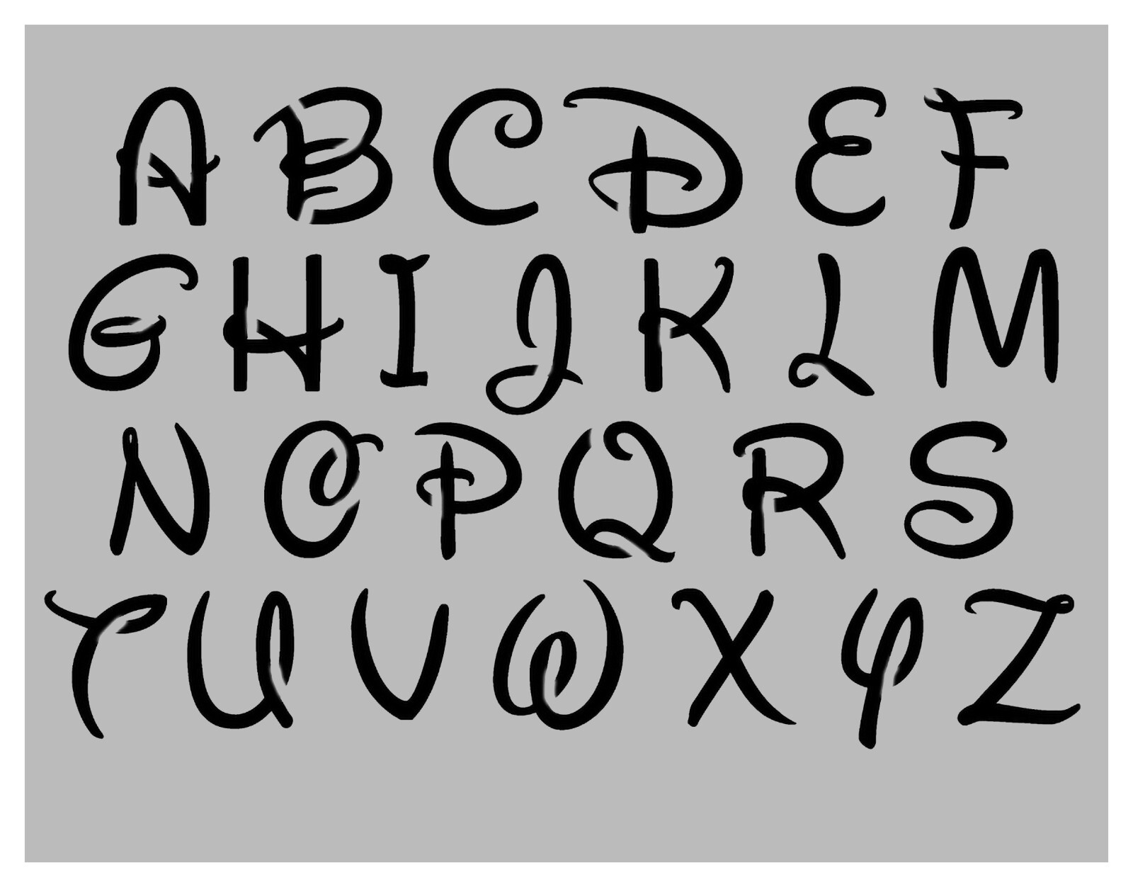 disney-alphabet-letters-1-4-font-11-x-8-5-custom-stencil-fast-free-shipping-ebay
