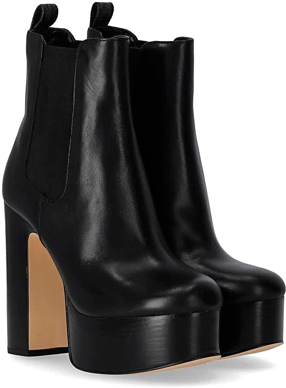 Pre-owned Michael Kors Womens Boots Fall-winter 2023/24. Leather Upper And Sole. In Black