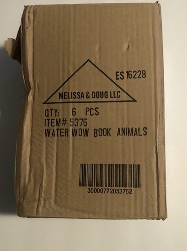 Melissa & Doug Water Coloring & Painting Book Water Wow Animal On the Go 6 Books