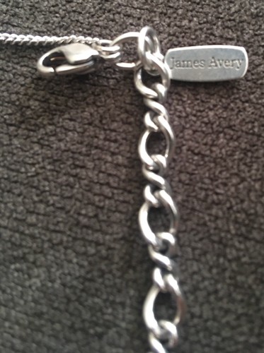 JAMES AVERY TWIST LINK STERLING SILVER CHARM BRACELET MEDIUM 8 inch