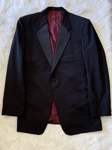 Huntsman Savile Row London Blazer Suit Jacket Black Large | eBay