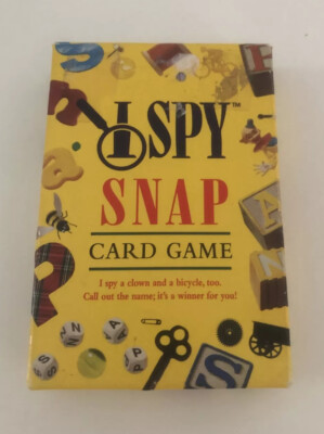 I Spy Snap Card Game by Briarpatch - 2004 Edition - Complete!