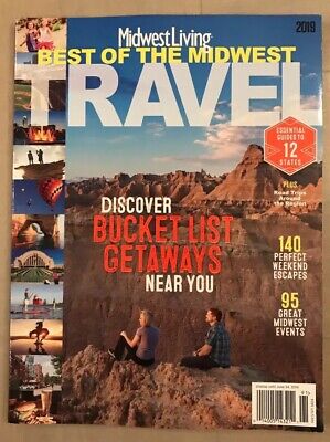 Midwest Living Best Of Midwest Travel Bucket List Getaways 2019 FREE SHIPPING