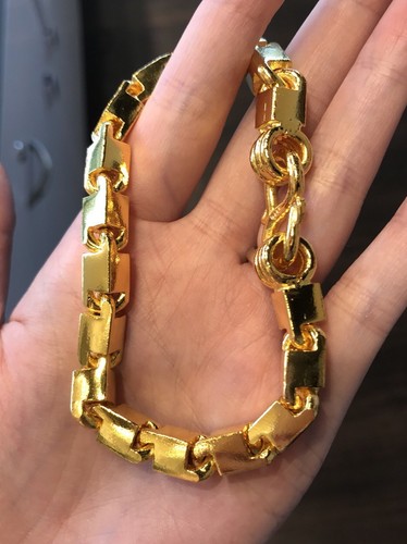 24k Gold Bracelet All Bars 150 Gram Custom | eBay