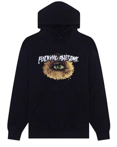 【FUCKING AWESOME】HATE FA HOODIE Fucking Awesome Hate FA Hoodie - Black | Circle-A SAC