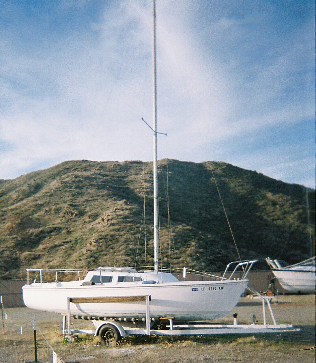 1972 Catalina 21'6" Sailboat & Trailer - California