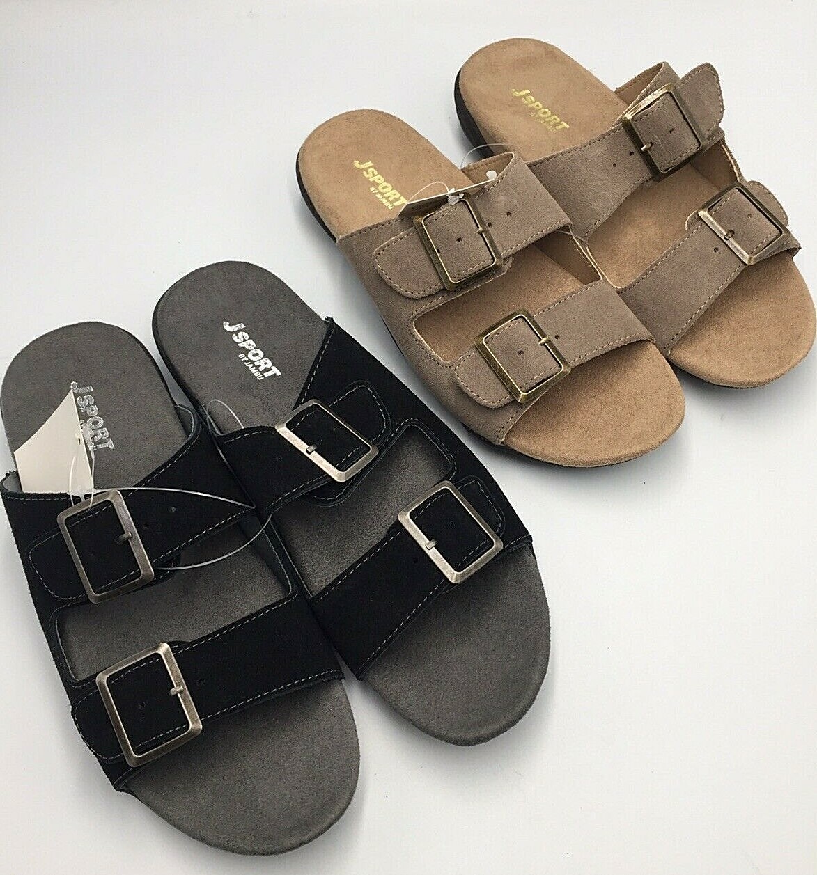 J Sport Women s Carina Suede Slip on Sandals