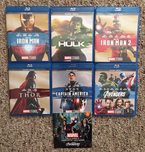 Marvel Cinematic Universe - Phase One Movies Blu-Ray Bundle Lot Pre-Owned | eBay Marvel Cinematic Universe - Phase One Movies Blu-Ray Bundle Lot Pre-Owned | eBay