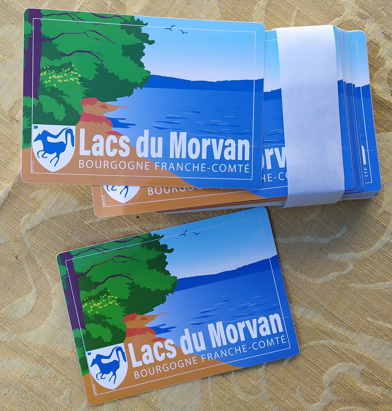 Autocollant Lacs Du Morvan - Bourgogne - Auto Ã©Dition 100 Ex.