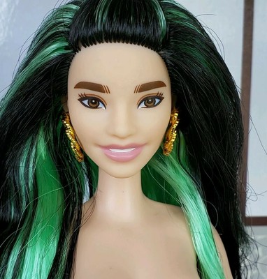 barbie green hair