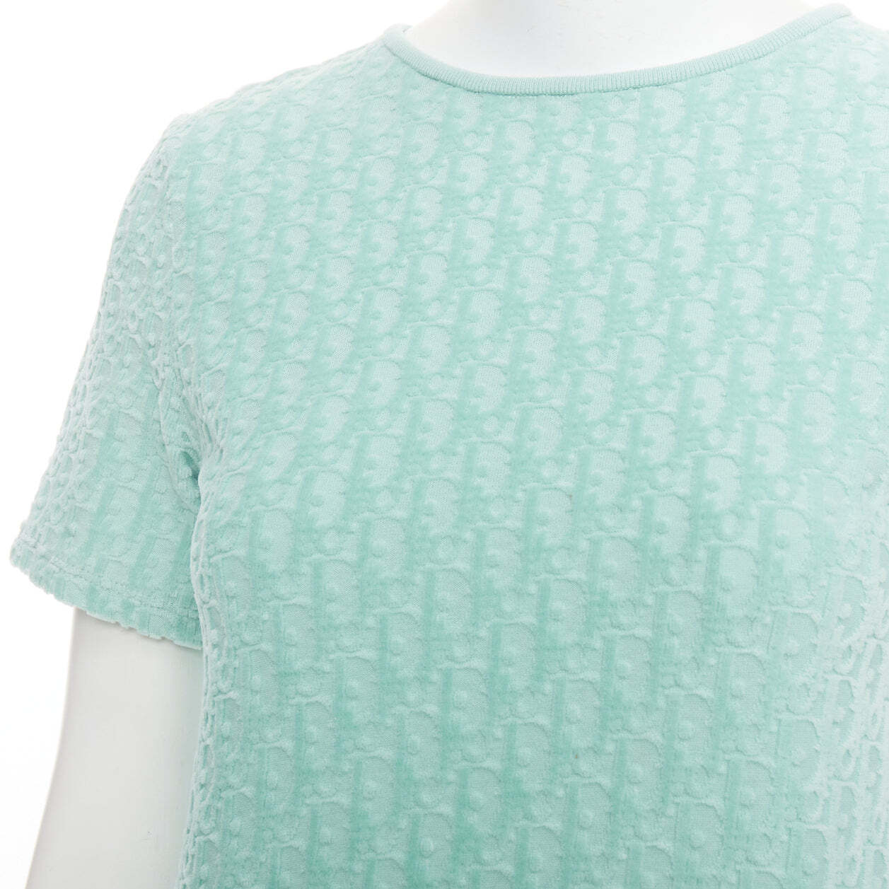 Christian Dior kids  12＋ Kids' A-Line Dress Blue Cannage Cotton Denim | DIOR