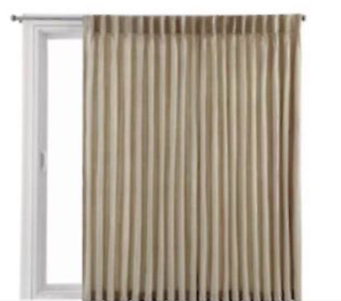 Royal Velvet Supreme Pinch Pleat Back Tab Lined Patio Panel 125